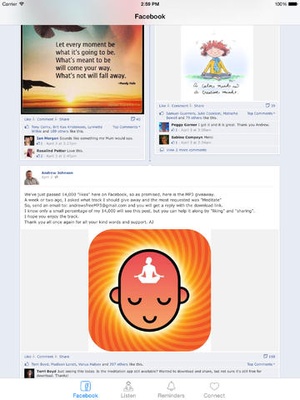 Screenshot Relax with Andrew Johnson Lite on iPad