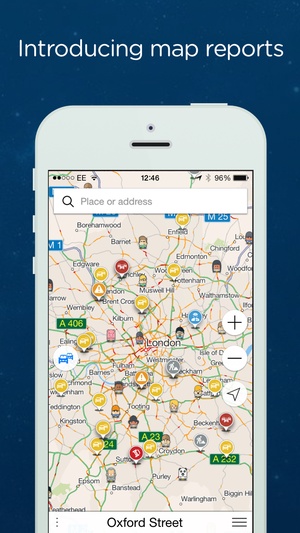 Screenshot Navmii GPS France: Navigation, Maps and Traffic (Navfree GPS) on iPhone