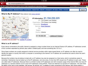 Screenshot Covert Browser on iPad
