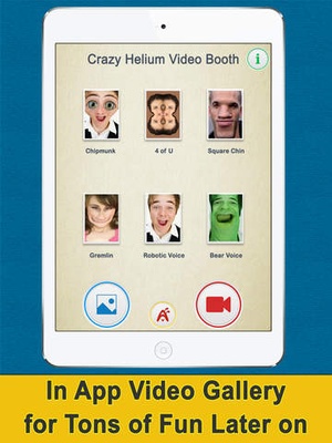 Screenshot Crazy Heliumbooth Free on iPad