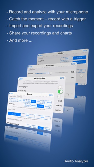 Screenshot Audio Analyzer on iPhone