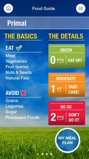 Screenshot Paleo Challenge on iPhone