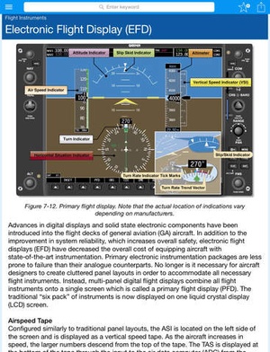 Screenshot Pilot Handbook on iPad