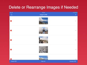 Screenshot Image To PDF Converter Pro on iPad