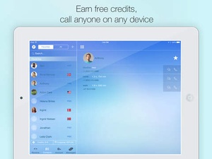 Screenshot Free Calling and Free Texting App, Cheap International Phone Calls and Messenger for iPhone, iPod and iPad by Voxofon on iPad