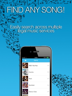 Screenshot Free Music Player: MixerBox 3 on iPad