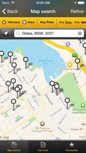 Screenshot CommBank Property Guide on iPhone