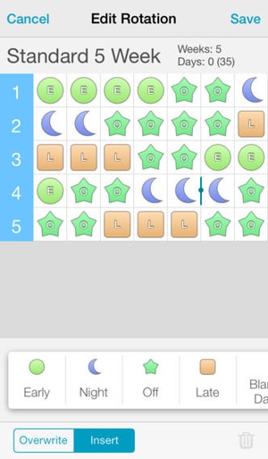 Screenshot Shift Mate on iPhone