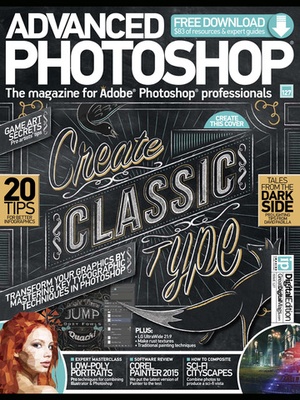 Screenshot Advanced Photoshop Magazine: Expert Adobe Photoshop Guides for Professionals on iPad