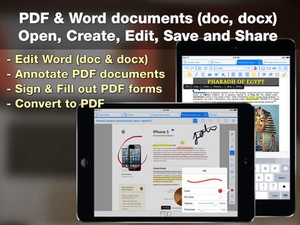 Screenshot iDocs for Office Word Documents & PDF Annotation & Forms on iPad