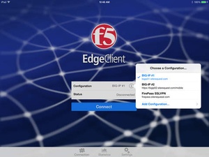 Screenshot F5 BIG on iPad