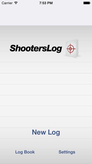 Screenshot Shooters Log on iPhone