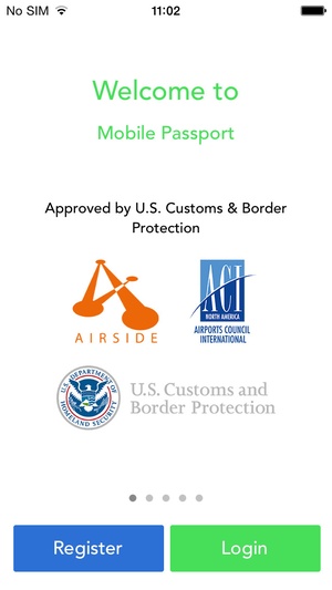 Screenshot Mobile Passport on iPhone