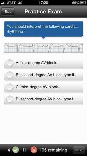 Screenshot Navigate TestPrep: EMS on iPhone