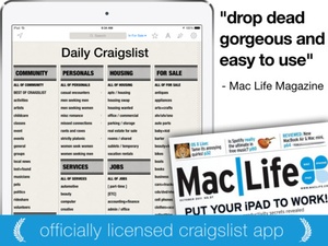 Screenshot Daily, an app for Craigslist (Universal Version) on iPad