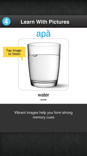 Screenshot Learn Romanian on iPhone