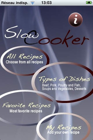 Screenshot iCooking Slow Cooker on iPhone