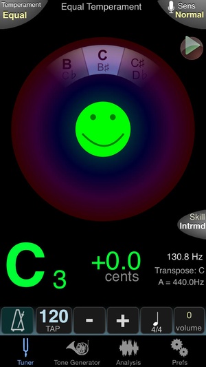 Screenshot TonalEnergy on iPhone