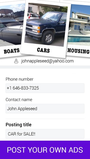 Screenshot Reader for Craigslist on iPhone