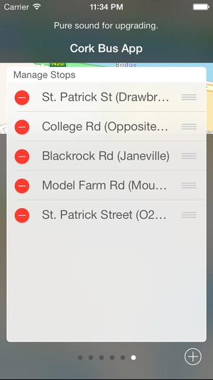Screenshot Cork Bus on iPhone