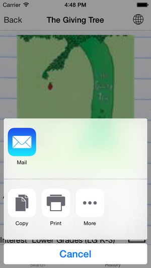 Screenshot BookScanner App on iPhone