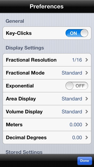 Screenshot ConcreteCalc Pro on iPhone