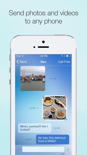 Screenshot Free Calling and Free Texting App, Cheap International Phone Calls and Messenger for iPhone, iPod and iPad by Voxofon on iPhone