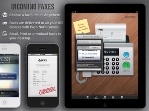 Screenshot iFax on iPad