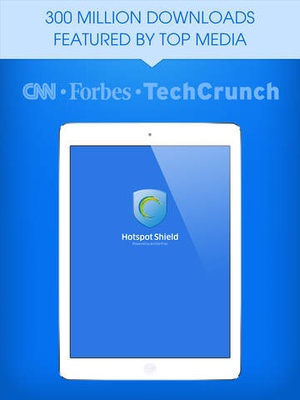 Screenshot Hotspot Shield VPN on iPad