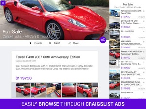 Screenshot Reader for Craigslist on iPad