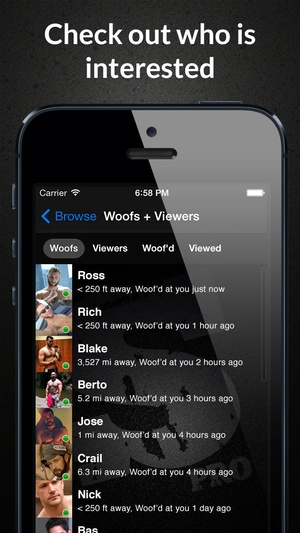 Screenshot SCRUFF on iPhone