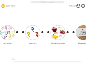 Screenshot Learn Nepali via Videos by GoLearningBus on iPad
