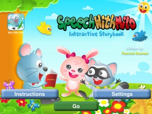 Screenshot Speech with Milo: Interactive Storybook on iPad