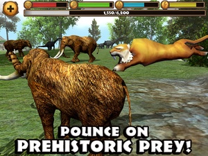 Screenshot Sabertooth Tiger Simulator on iPad