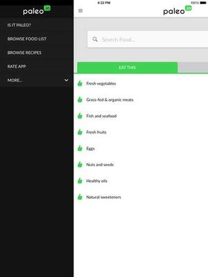 Screenshot Paleo (io) on iPad