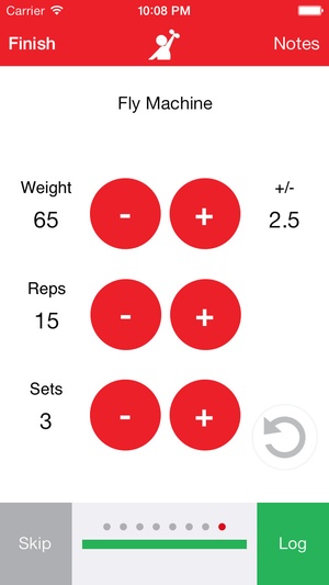 Screenshot FitBuddy Gym Tracker on iPhone