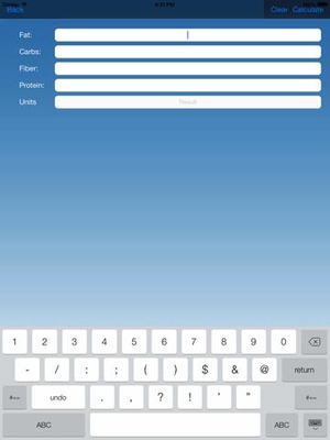 Screenshot Pts. Calculator With Weight and Exercise Tracker for Weight Loss on iPad