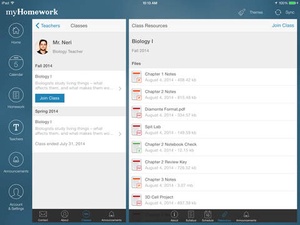 Screenshot myHomework Student Planner on iPad