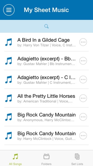 Screenshot Musicnotes Player on iPhone