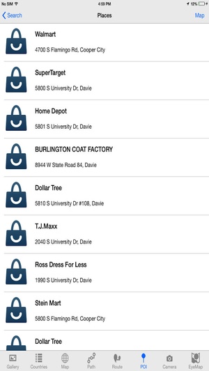 Screenshot Street View with Camera Maps, Places Search, Route & Track path finder on iPhone