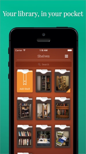 Screenshot Evershelf on iPhone