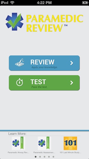 Screenshot Paramedic Review Plus on iPhone