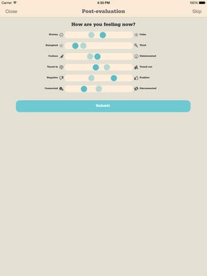 Screenshot Smiling Mind on iPad