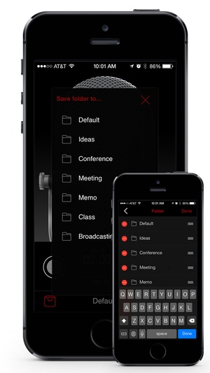Screenshot Awesome Voice Recorder Pro on iPhone