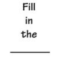 A Fill in the Blank Editor A Fill in the Blank Editor