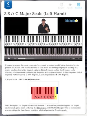 Screenshot Learn Piano HD on iPad