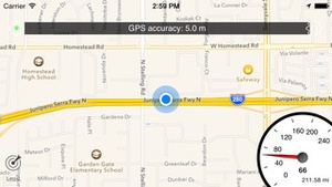 Screenshot Speedometer Free Speed Box on iPhone