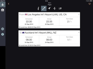 Screenshot FlightHero Pro ► Airline Flight Status Tracker on iPad