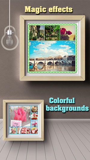 Screenshot Photo Collage Free (Picture Frame for SnapChat, Tumblr & Flickr) on iPhone