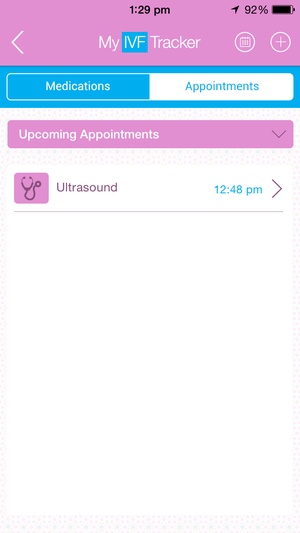 Screenshot My IVF Tracker on iPhone
